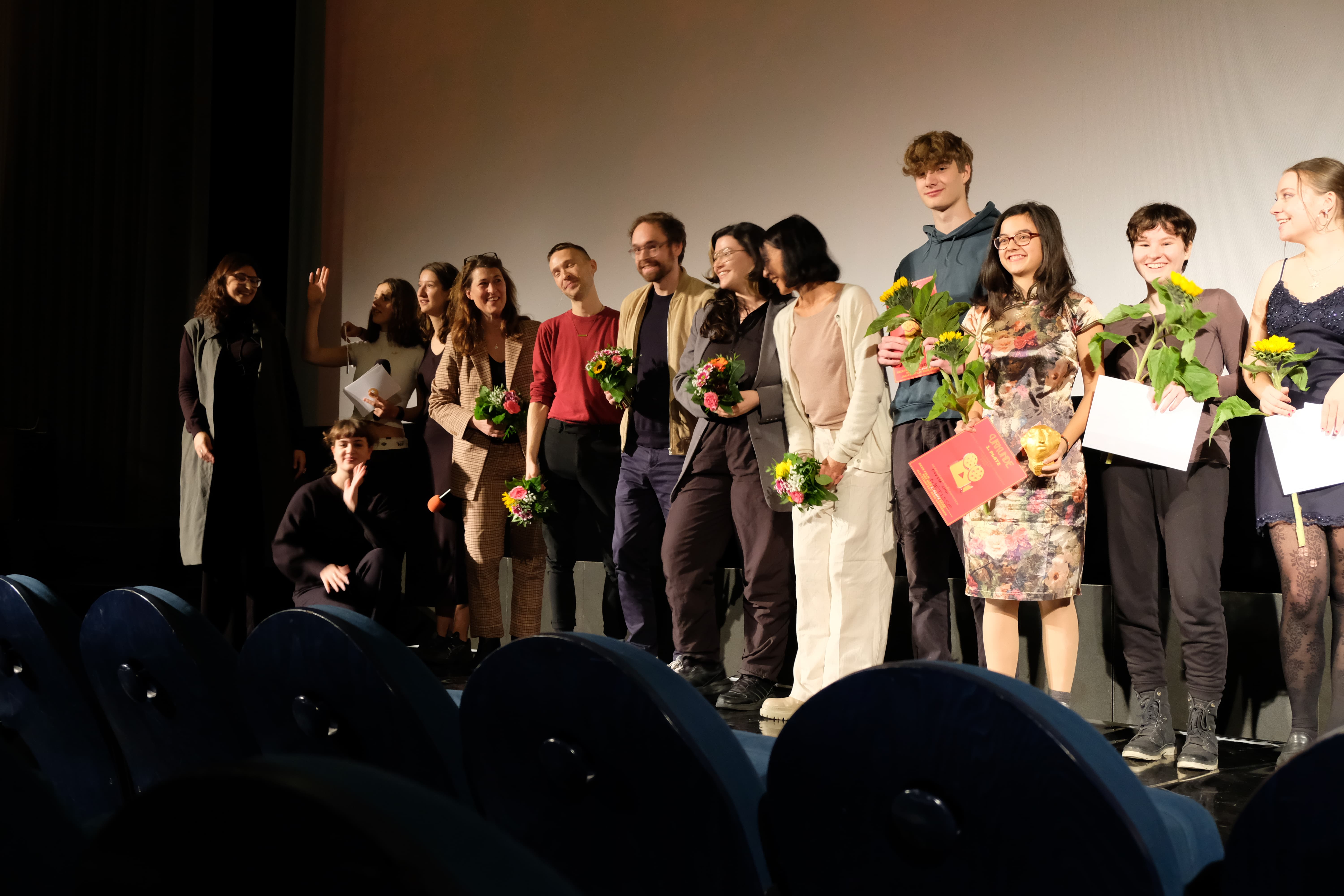 Jury, GewinnerInnen und Organisationsteam des Filmfest 2022